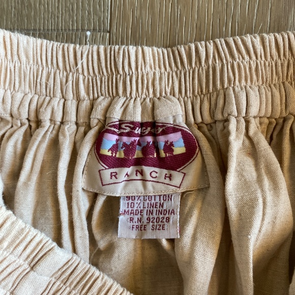 Vintage Sugar Ranch Maxi Tiered Peasant Boho Skirt - Picture 3 of 10